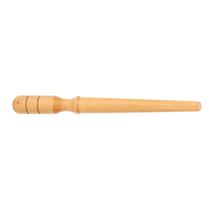 Handmatige Wolwinder 3cm Dikke Houten Windstok Draagbaar Handmatig Mengen Breien Afwerkingstool beige