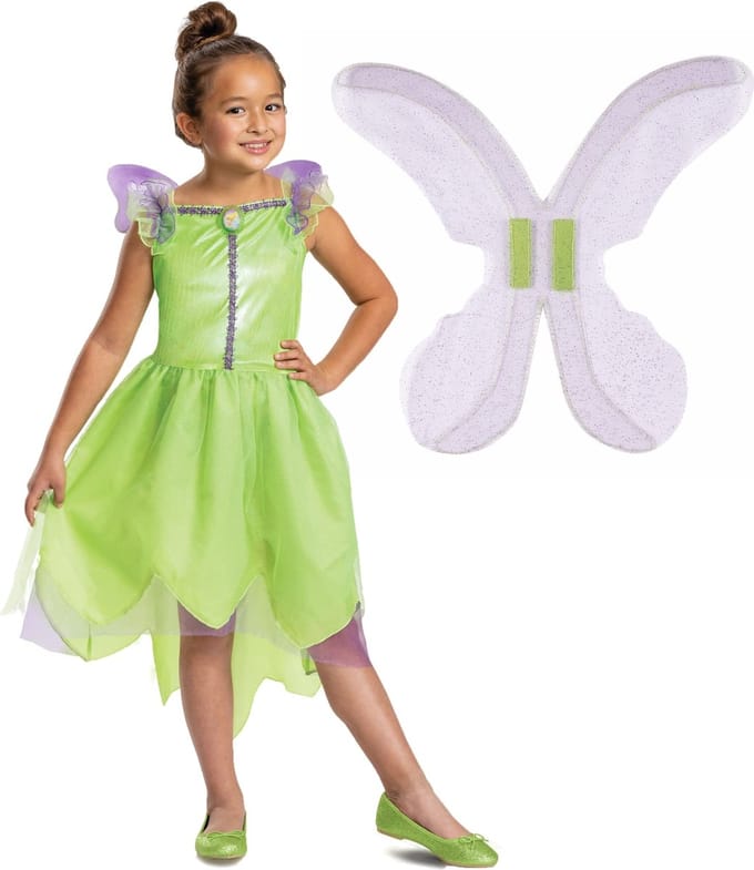 DISNEY - TINKER BELL, Tinker Bell Classic , Maat XS (3T-4T jaar), Meisjes