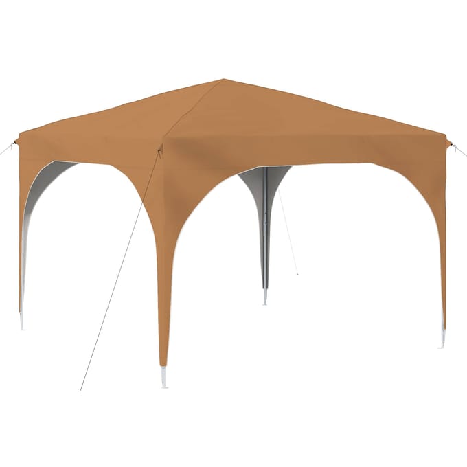 vidaXL - Pop-up - Feesttent - 290 - x - 290 - x - 245 - cm - Beige