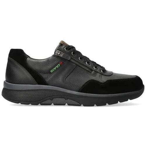 Mephisto Sano Amory - heren rollende wandelsneaker - Zwart - maat 39 (EU) 6 (UK)