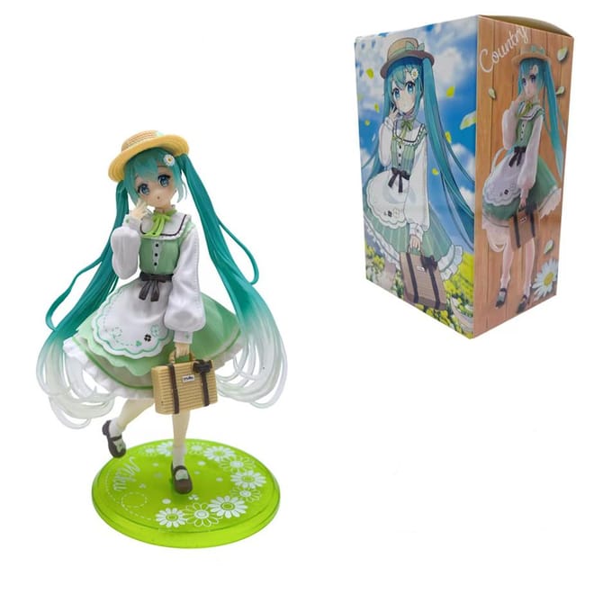 Nouvelle figurine de mode Hatsune Miku Version Pays. Figurines d'Action Anime en PVC Modèle Collection Jouet