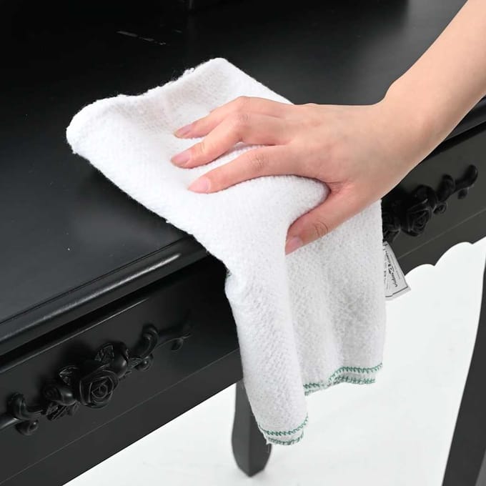 Vidaxl Lingettes de Nettoyage, 5 Pièces, Blanches à Rayures Vertes, 50X60 Cm