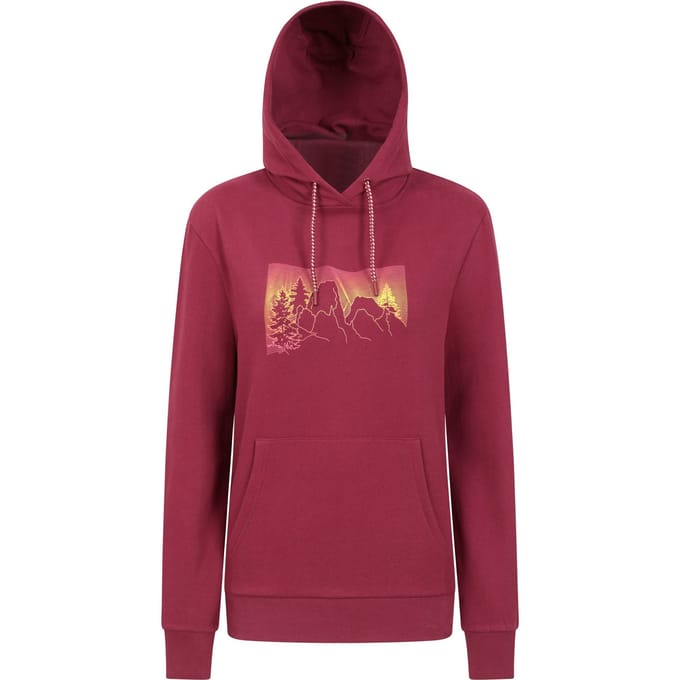 Mountain Warehouse Dames/Dames Ombre Hoodie (Bourgondië)