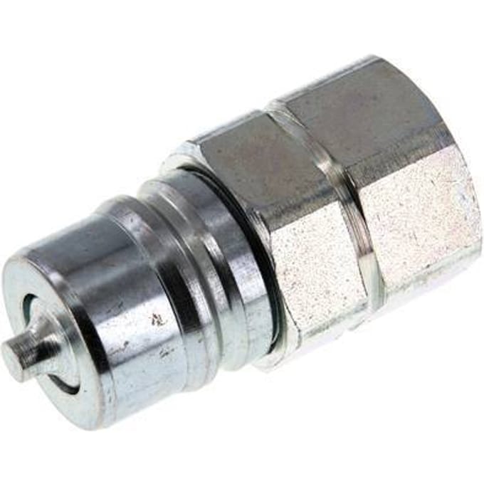 Stalen DN 25 Hydraulische Koppeling Insteeknippel M30x1.5 Binnendraad ISO 7241-1 A D 34.3mm