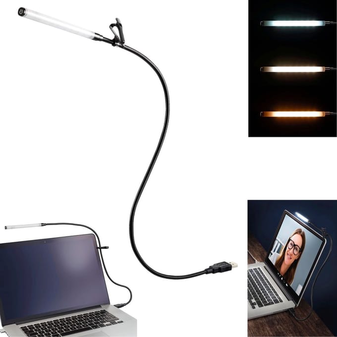 Hama USB LED staaflamp verlichting fotolicht studiolamp selfie notebook-licht