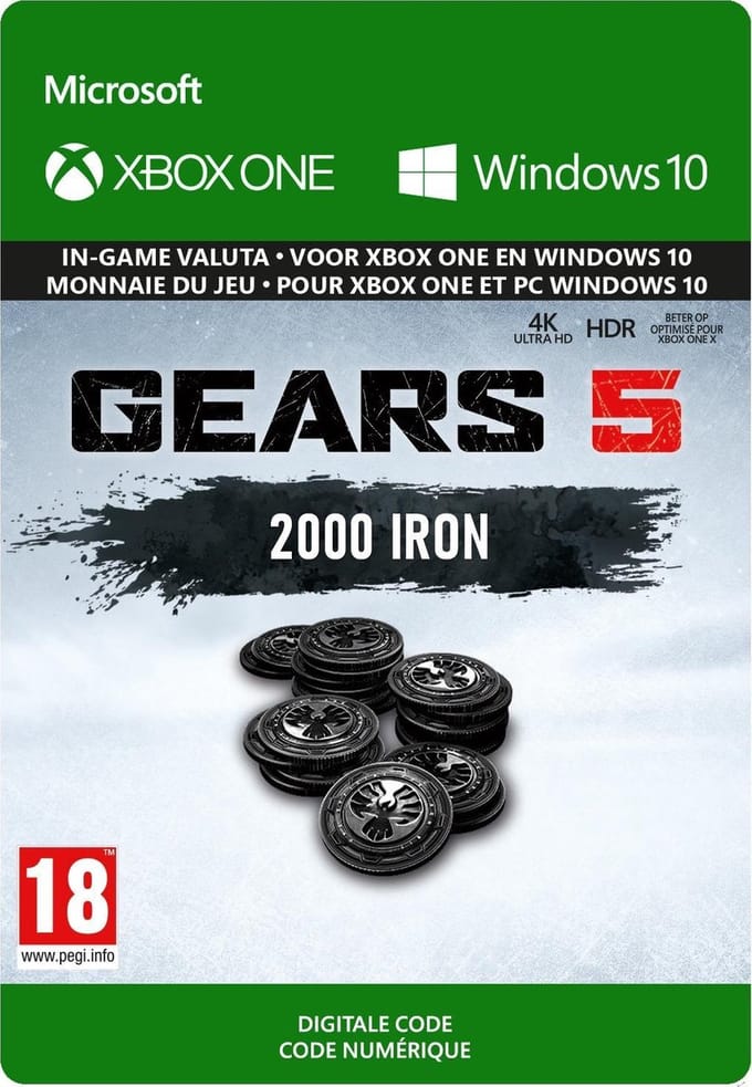 Gears of War 5: 2,000 Iron + 250 Bonus Iron - Xbox One and Win 10 - In-Game Currency