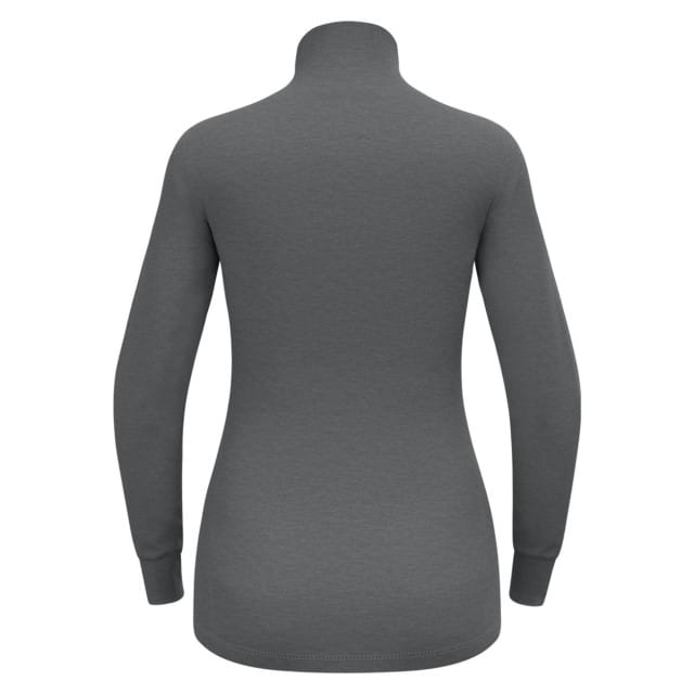 ODLO Active Warm Col 1/2 zip Thermoshirt Dames - Grijs Melange - Maat S