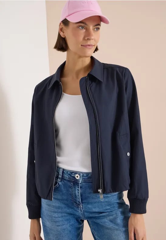 Blouson met overhemdkraag