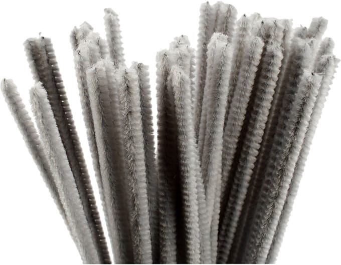 Creativ Company Chenille Gray 30cm 50pcs.