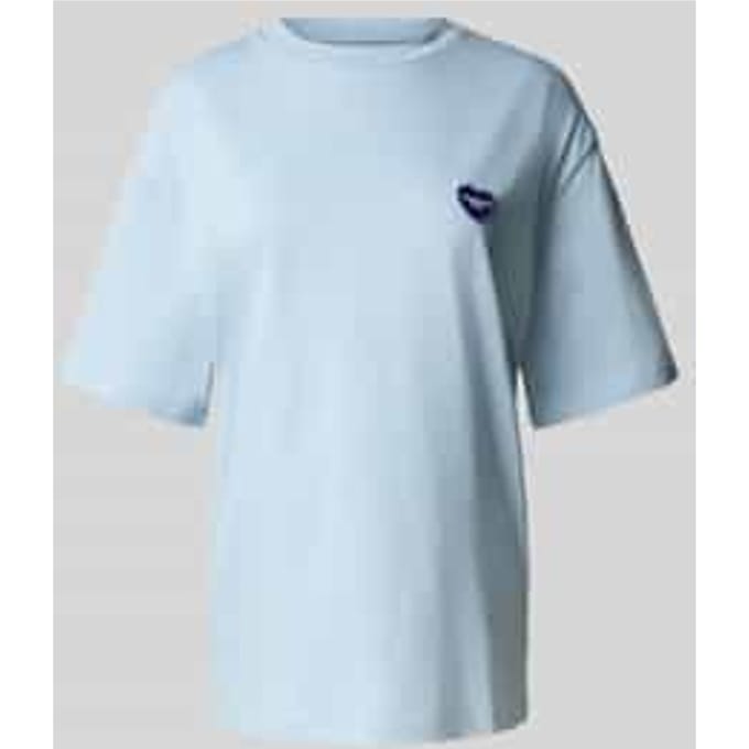 T-shirt met labelbadge, model 'Heart II Hartt'