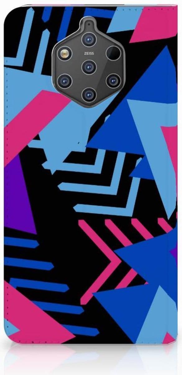 Nokia 9 PureView Stand Case Funky Triangle