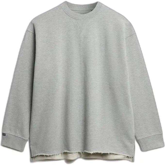 Superdry Studios Crew Sweatshirt Grey Grootte: 36