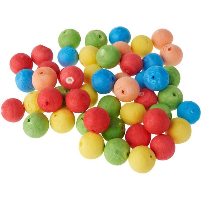 Katoenen wol ballen "Mix van kleuren", 50 stuks