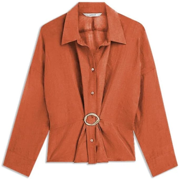 Summum 2s3524-12492 508 blouse lyocell blend goji berry