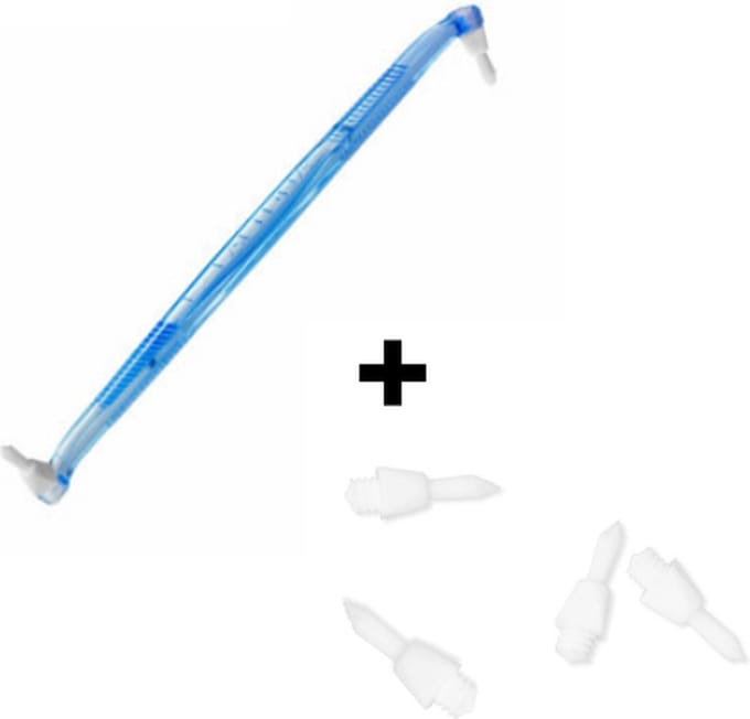 Lactona Double Single-Tuft 27BB + Vervangingssetje 4 stuks