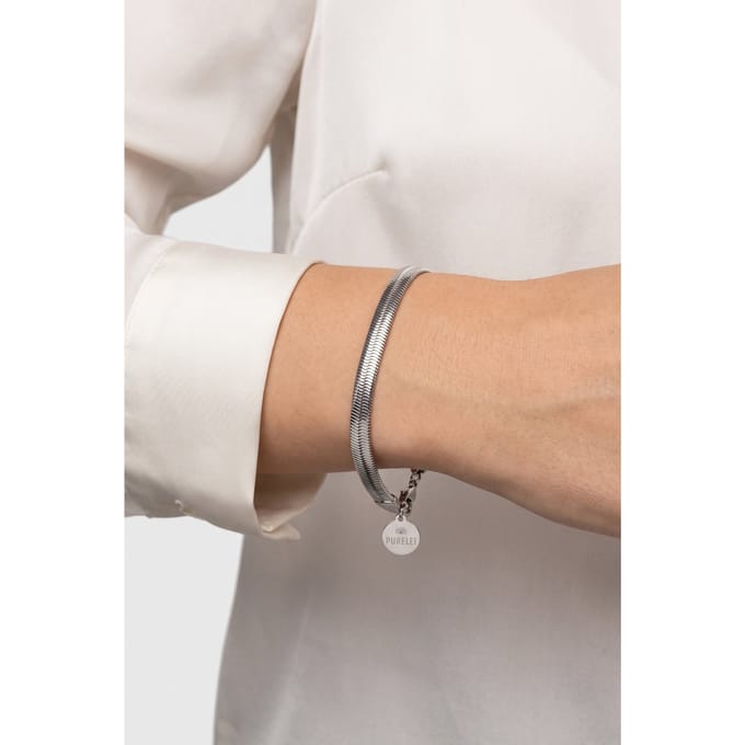 PURELEI Flow Armband Silver Taglia: OS | Braccialetti Outlet | Donna | Grigio