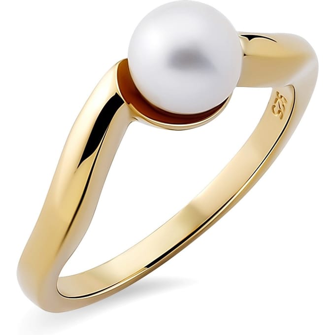Orphelia Dames 925 Sterling Zilveren Ring - Goud ZR-7507/G
