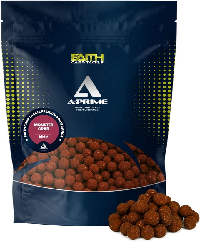 Faith Carp Tackle A-Prime Boilie - 5kg - 16mm - Monster Crab