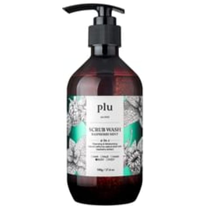 plu - Scrub Wash - 3 Types Raspberry Mint