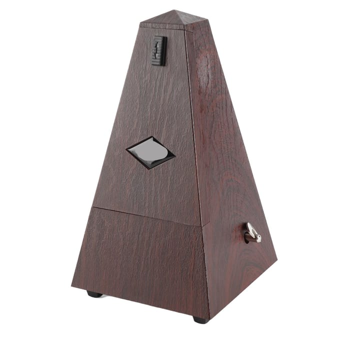 Mechanische Metronoom Groot Geluid Maat Ritme Tracking Universele Instrument Metronoom voor Piano gray