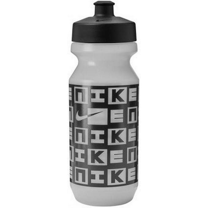 Nike Logo sportfles 650ml (Wit/Wit/Zwart/Zwart)