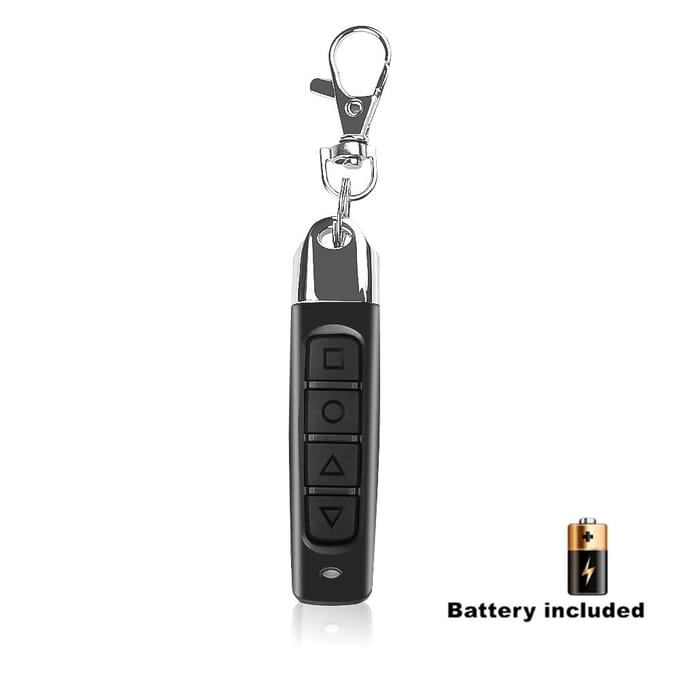 Ouvre-porte de Garage, copie de télécommande 433MHZ, duplicateur de télécommande, Code de clonage, clé de voiture noir