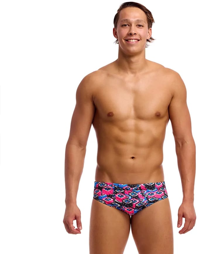 Funky Trunks Fts025m71904 Seamed Zwemslip Blauw AUS 36 Man