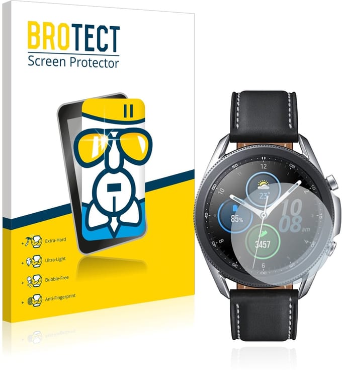 Screenprotector voor Samsung Galaxy Watch 3 (41mm) Beschermglas transparant
