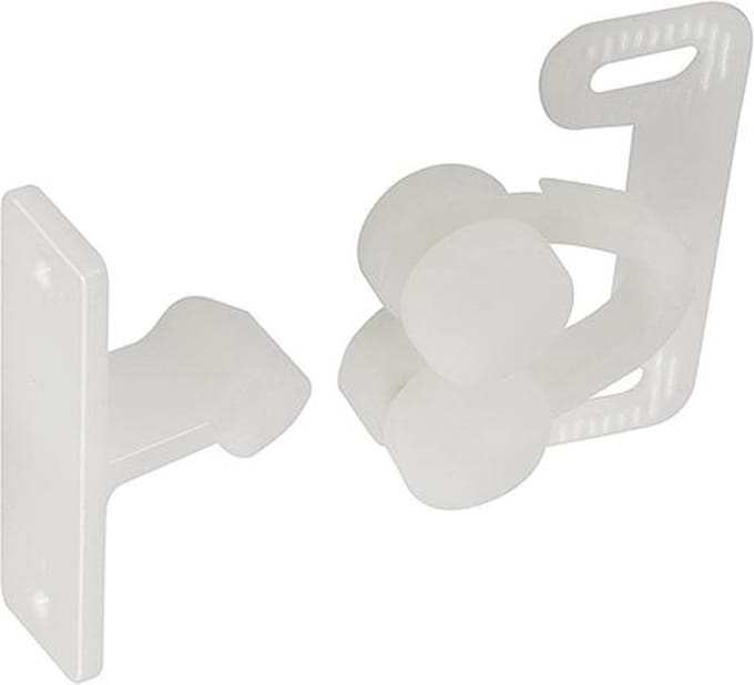 Meubelslot Insteek Met Schoot - Messing - 25 Mm