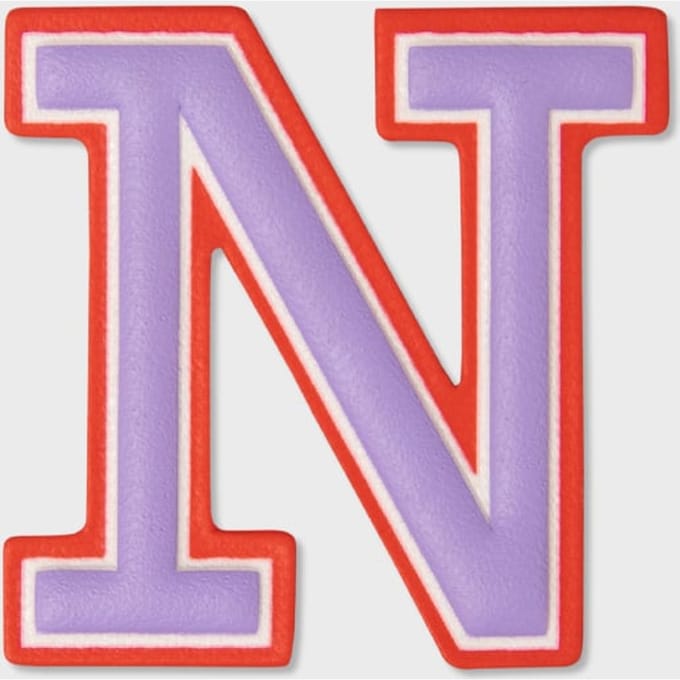 N Letter Sticker