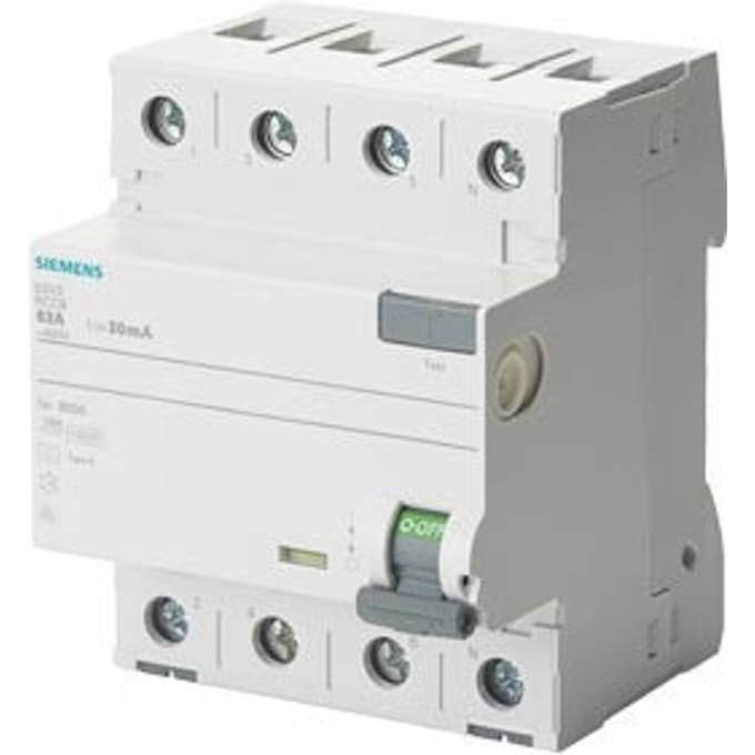 Siemens 5SV33446 5SV3344-6 Aardlekschakelaar A 4-polig 40 A 0.03 A 400 V