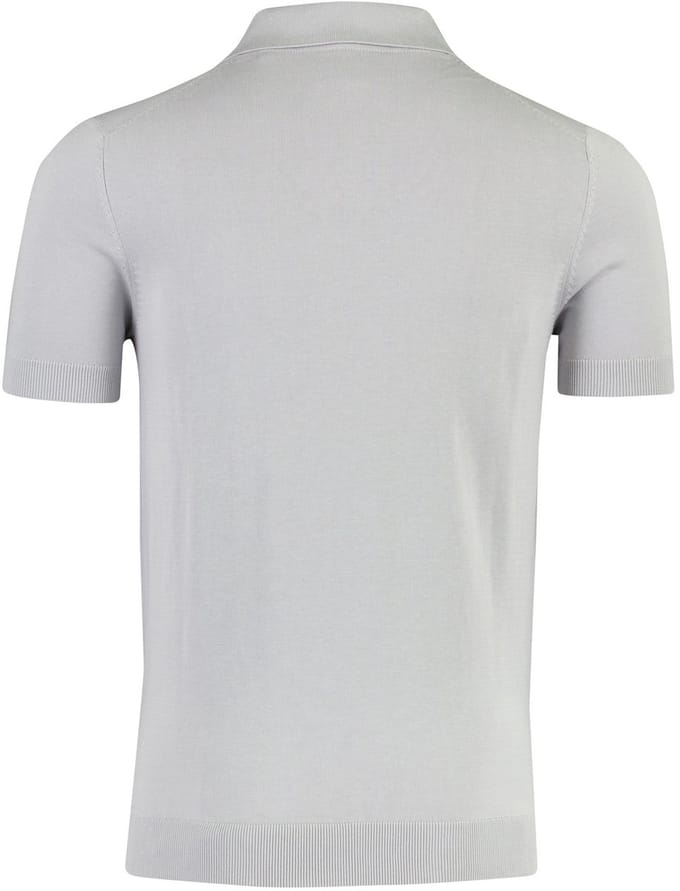 Born With Appetite poloshirt korte mouw grijs