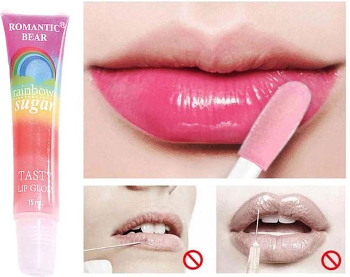DW4Trading Regenboog Lipgloss - 6 Kleuren Tube - 15ml