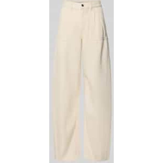 Wide leg jeans van lyocell