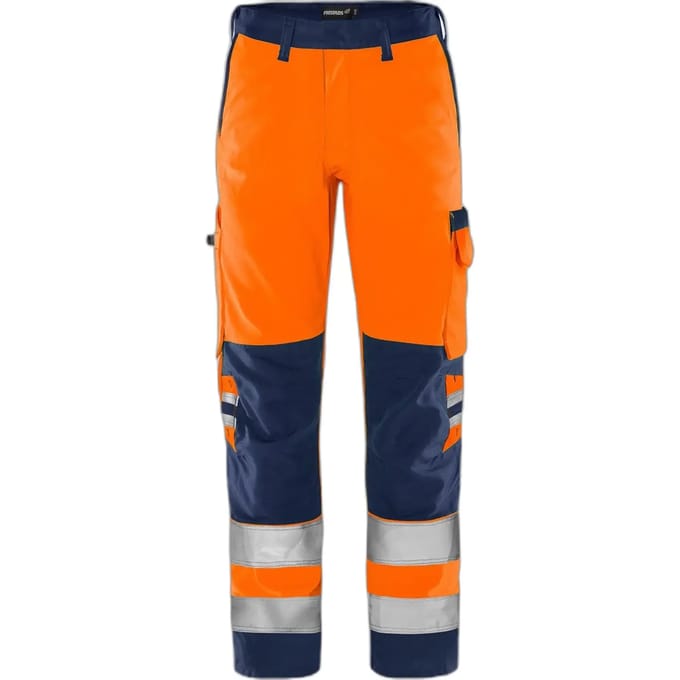 Hoge-visibility werkbroek klasse 2 Fristads Green 2651 GPLU