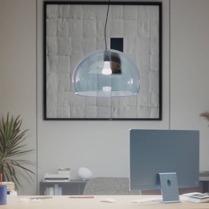 Pack de 2 ampoules LED connectées A60 - PHILIPS HUE - Lumiere blanche - Culot E27 - 6W - 1000-2000k - 810 lumens