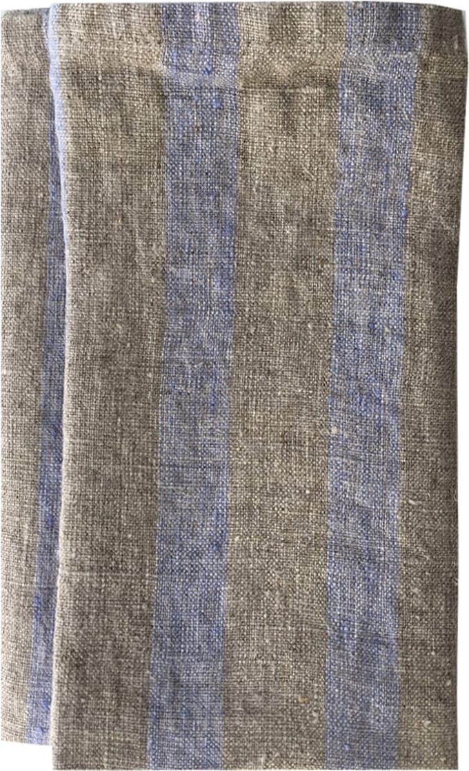 Himla Maya servet stripe linblomma - set van 4
