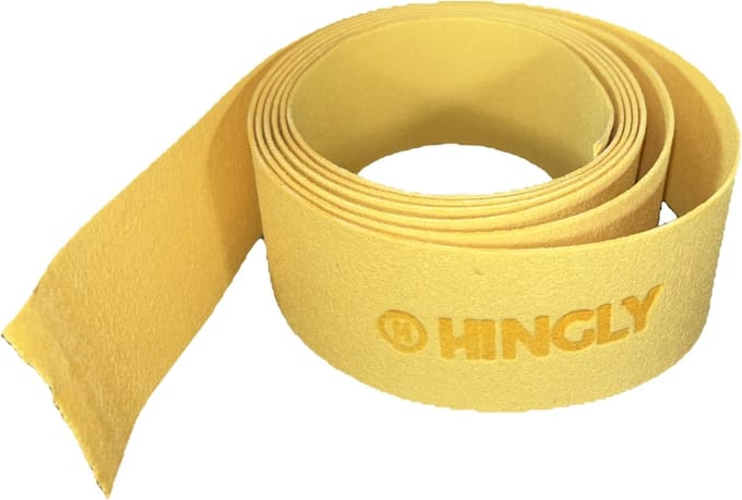Hingly - Zeemgrip - hockeystick - zeempje - geel - chamois - 5 pack