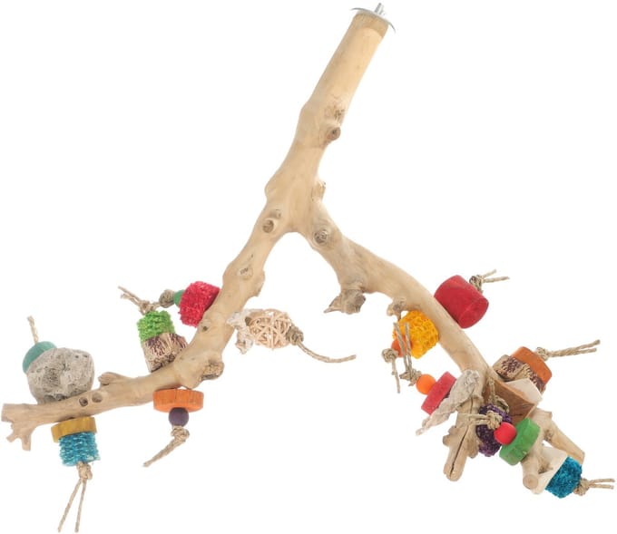 Adori Java Play Perch - Vogelspeelgoed - 56x52x16 cm Multi-Color