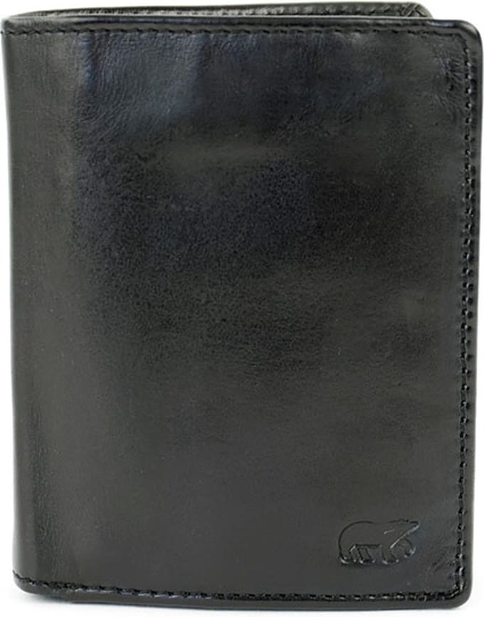 Bear Design Remo CL21577 Hoge Billfold - Zwart – Van leer – Heren, lederwaren en portemonnees