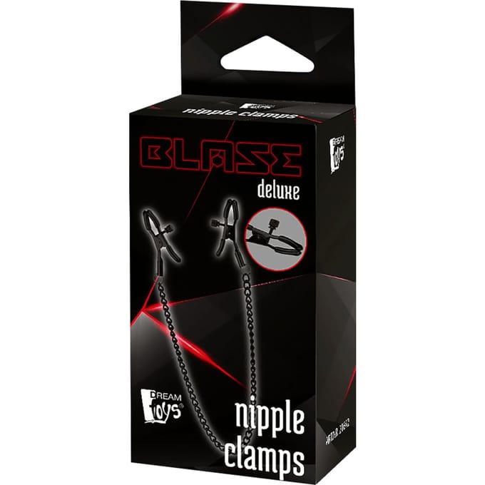 Blaze - Deluxe tepelklemmen met ketting