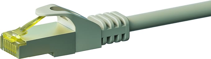 Danicom Cat7 S/FTP (PIMF) patchkabel - 2 meter grijs - netwerkkabel - internetkabel - UTP kabel - RJ45 - 10000 mbit/s