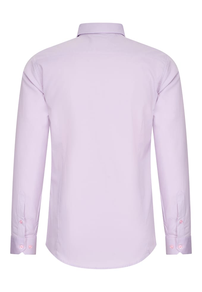Pastelkleurig overhemd S - 6XL Slim Fit Katoenen stretch