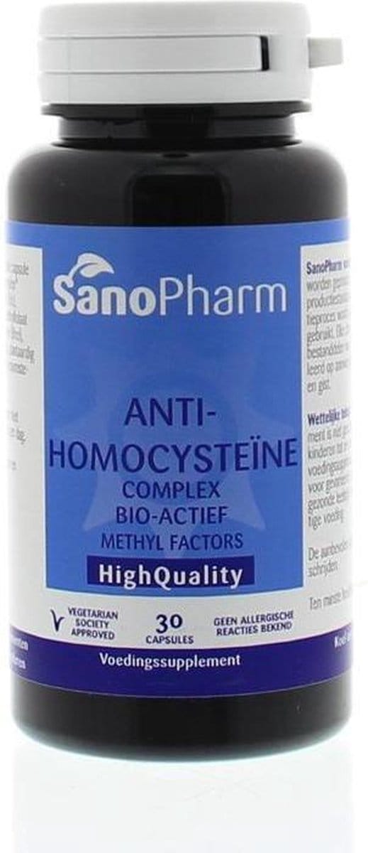 SanoPharm Anti-homocysteine complex foodstate 30 Capsules