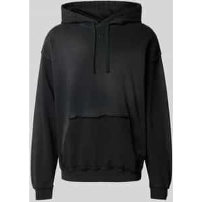 Sweatshirt met onafgewerkte zoomranden