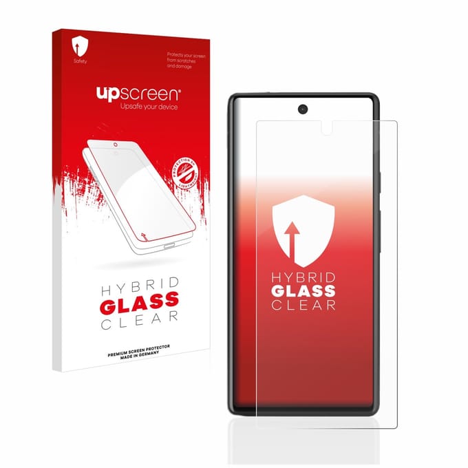 upscreen - Screenprotector voor Google Pixel 6a - Folie Beschermfolie Beschermglas transparant