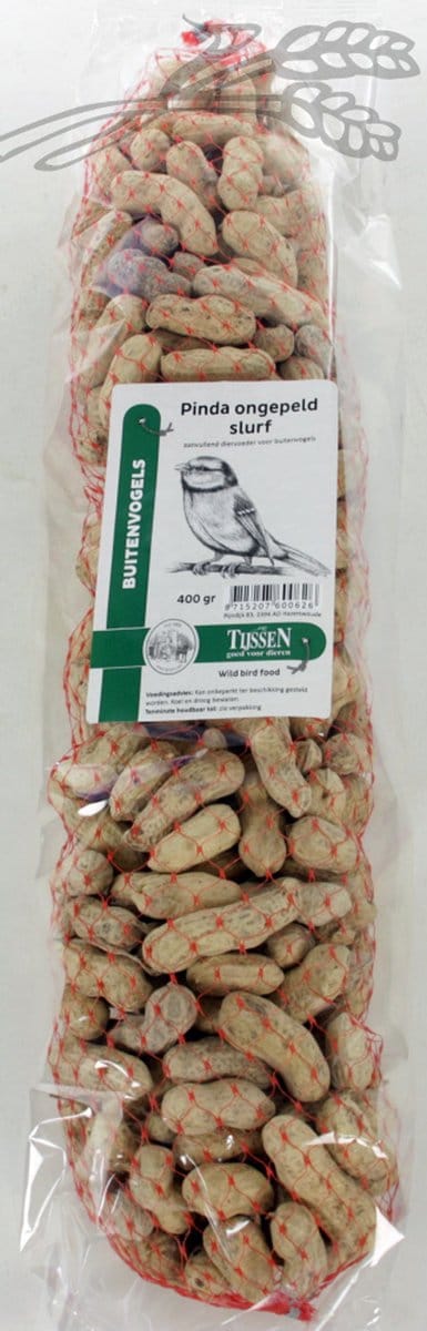 Slurf pinda ongepeld verpakt 400 gr