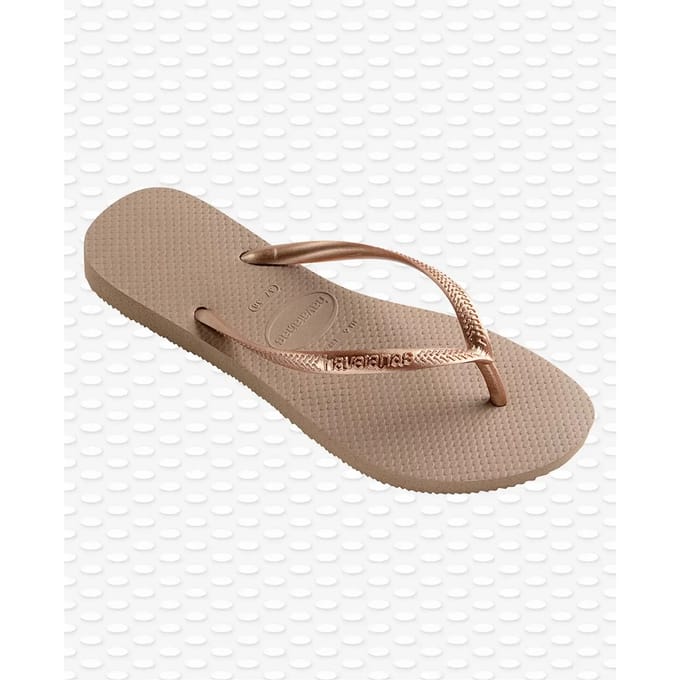 Havaianas Slim Slippers en Sandalen Dames - Roze - Maat 37/38 - Plastic