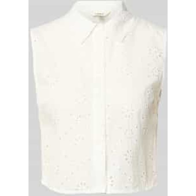 ONLY - ONLALITHEA SL SHORT EMB SHIRT WVN Dames Blouse