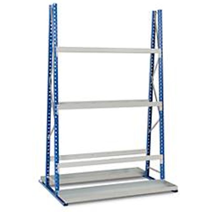 Profiel-magazijnrek, dubbelzijdig, basissectie, H 2500 x L 1500 x D 600 mm
